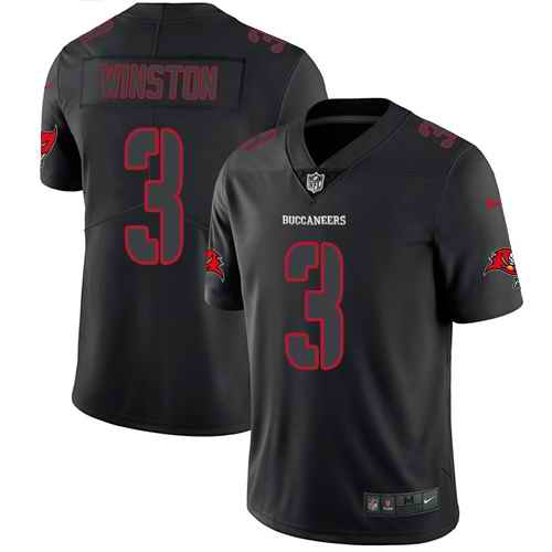 Nike Jameis Winston Tampa Bay Buccaneers black Limited jersey