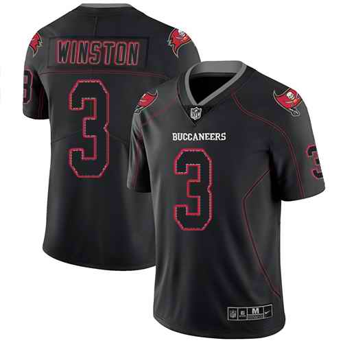 Nike Jameis Winston Tampa Bay Buccaneers black Limited jersey