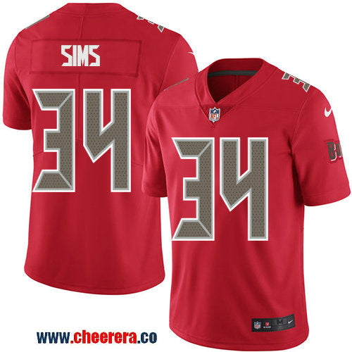 Nike Charles Sims Tampa Bay Buccaneers red Limited jersey