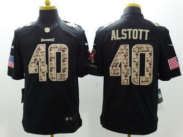 Nike Mike Alstott Tampa Bay Buccaneers black Salute To Service jersey