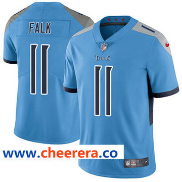 Nike Luke Falk Tennessee Titans blue Vapor jersey
