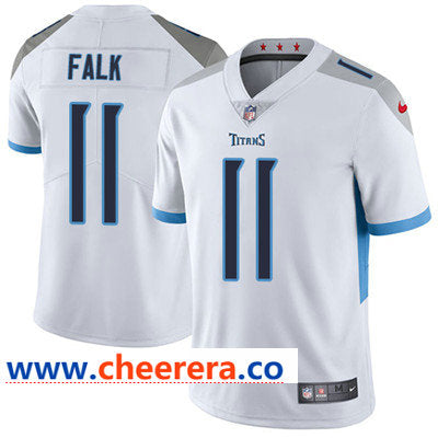 Nike Luke Falk Tennessee Titans white Vapor jersey