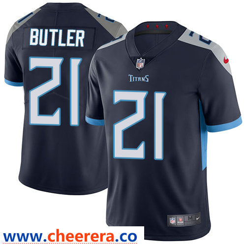 Nike Malcolm Butler Tennessee Titans navy Vapor jersey