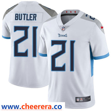 Nike Malcolm Butler Tennessee Titans white Vapor jersey