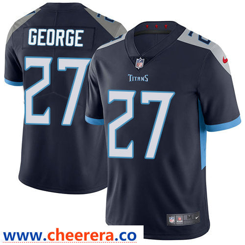 Nike Eddie George Tennessee Titans navy Vapor jersey