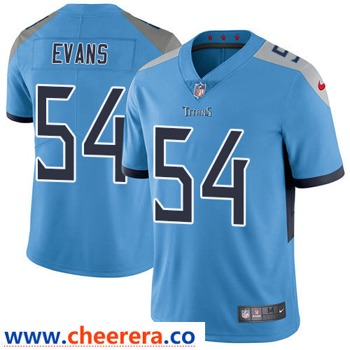 Nike Rashaan Evans Tennessee Titans blue Vapor jersey