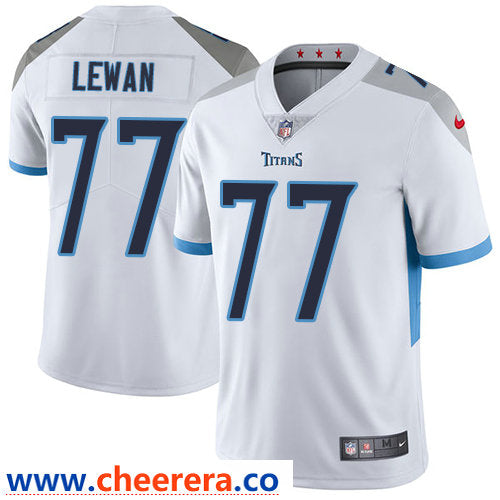 Nike Taylor Lewan Tennessee Titans white Vapor jersey