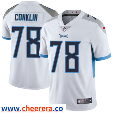 Nike Jack Conklin Tennessee Titans white Vapor jersey