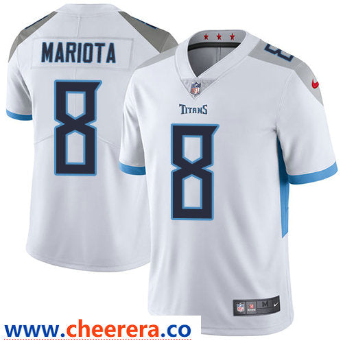 Nike Marcus Mariota Tennessee Titans white Vapor jersey