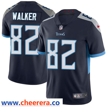 Nike Delanie Walker Tennessee Titans navy Vapor jersey