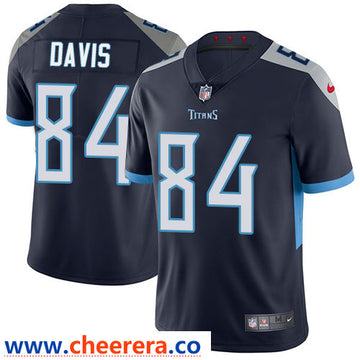 Nike Corey Davis Tennessee Titans navy Vapor jersey