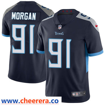 Nike Derrick Morgan Tennessee Titans navy Vapor jersey
