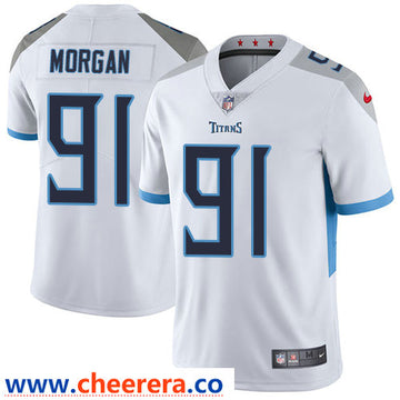 Nike Derrick Morgan Tennessee Titans white Vapor jersey