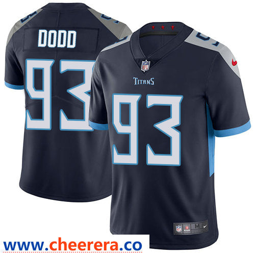 Nike Kevin Dodd Tennessee Titans navy Vapor jersey