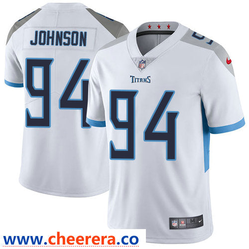 Nike Austin Johnson Tennessee Titans white Vapor jersey
