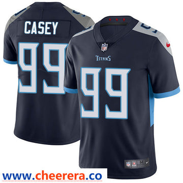 Nike Jurrell Casey Tennessee Titans navy Vapor jersey