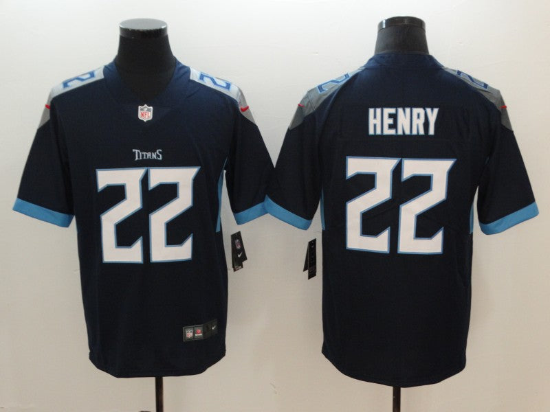 Nike Derrick Henry Tennessee Titans navy Vapor jersey