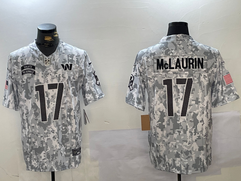 Nike Washington Commanders camo Salute To Service jersey