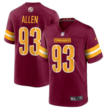 Nike Washington Commanders burgundy Game jersey