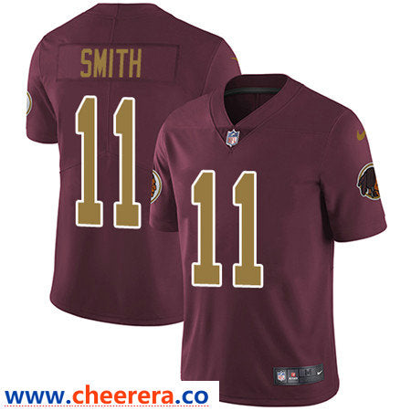Nike Alex Smith Washington Commanders burgundy Vapor jersey