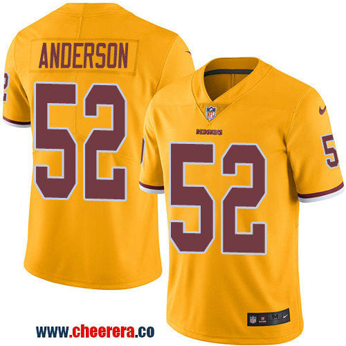 Nike Ryan Anderson Washington Commanders gold Limited jersey