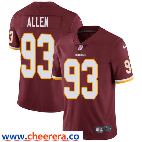 Nike Jonathan Allen Washington Commanders burgundy Vapor jersey