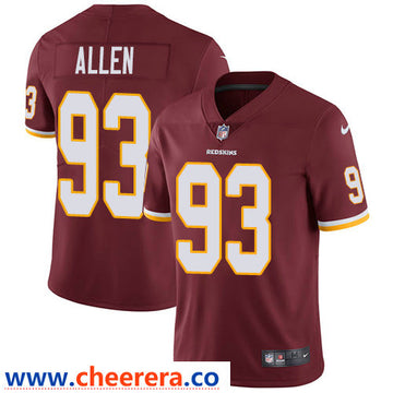 Nike Jonathan Allen Washington Commanders burgundy Vapor jersey