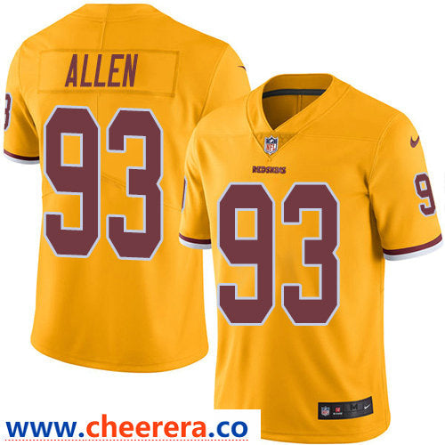 Nike Jonathan Allen Washington Commanders gold Limited jersey
