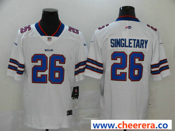 NikeMen's Devin Singletary Buffalo Bills white Vapor jersey