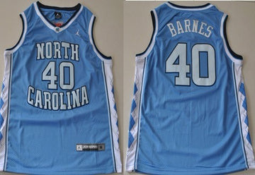 Harrison Barnes North Carolina Tar Heels blue jersey