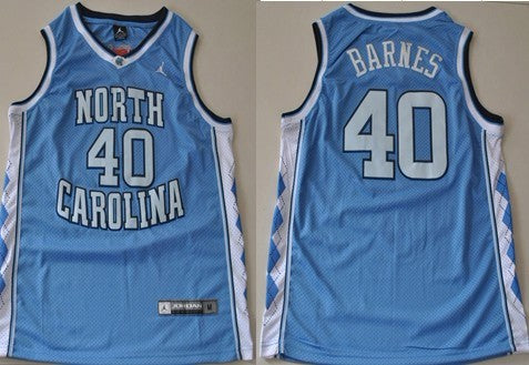 Harrison Barnes North Carolina Tar Heels blue jersey