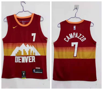 Facundo Campazzo Denver Nuggets red jersey