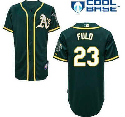 Sam Fuld Oakland Athletics green jersey