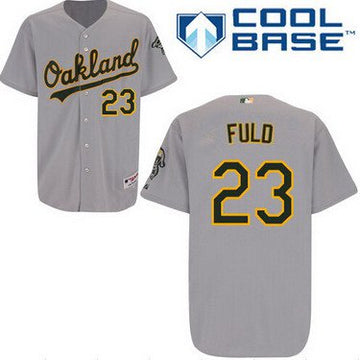 Sam Fuld Oakland Athletics gray jersey