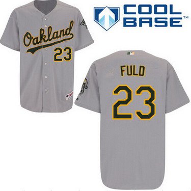 Sam Fuld Oakland Athletics gray jersey