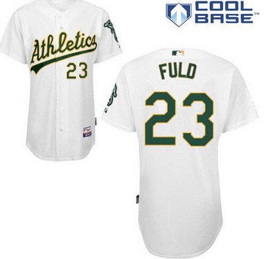 Sam Fuld Oakland Athletics white jersey