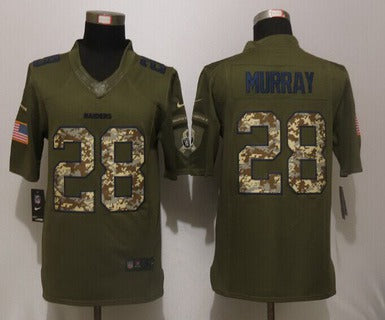 Latavius Murray Las Vegas Raiders green Salute To Service jersey