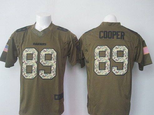 Amari Cooper Las Vegas Raiders green Salute To Service jersey