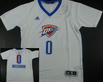 Russell Westbrook Revolution Oklahoma City Thunder white jersey