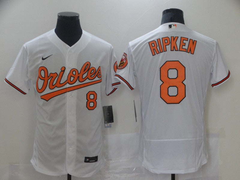 Cal Ripken Jr Baltimore Orioles white jersey