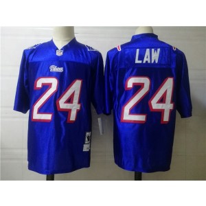 Law New England Patriots blue Throwback jersey