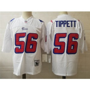 Andre Tippett New England Patriots white Throwback jersey