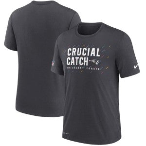 New England Patriots charcoal jersey