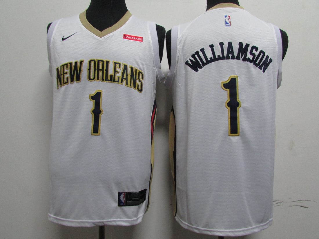 Zion Williamson New Orleans Pelicans white jersey