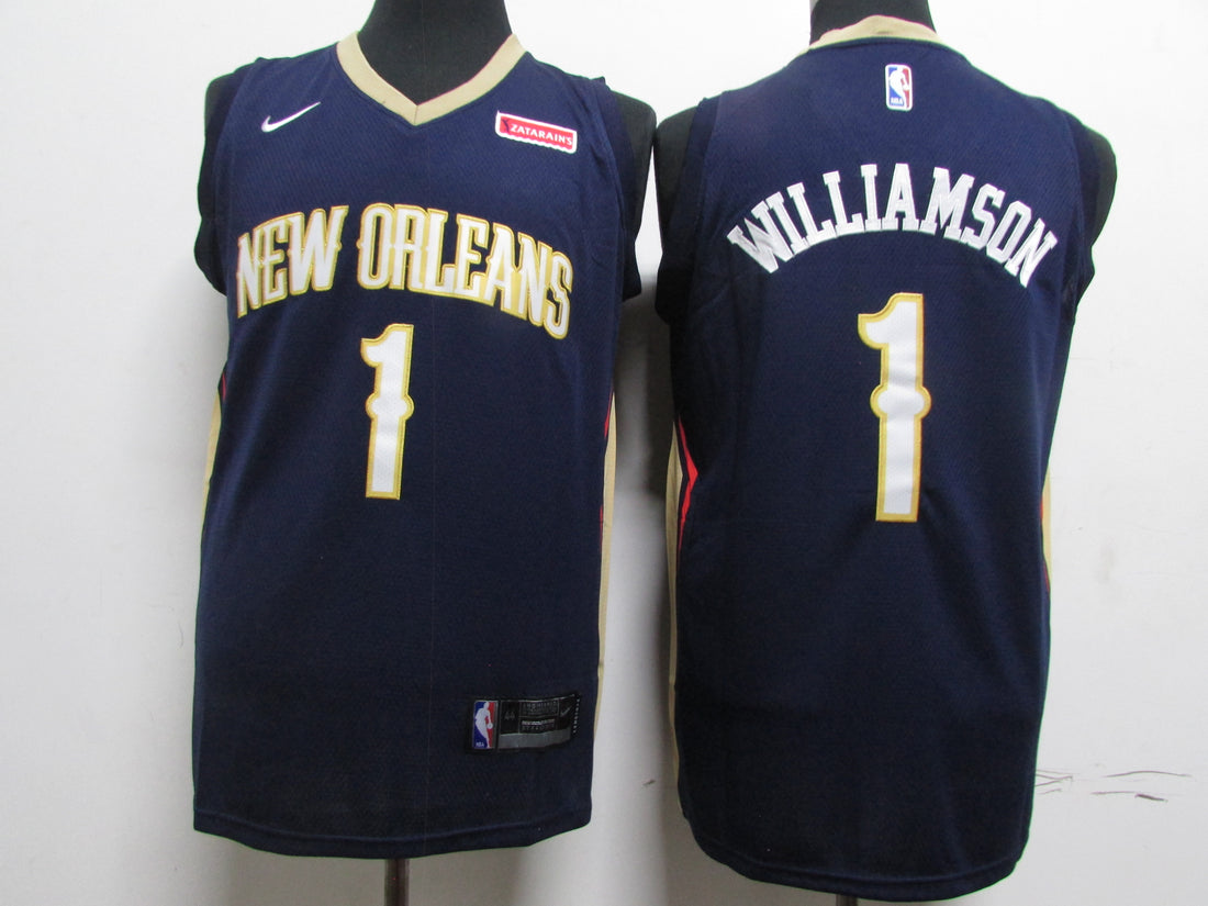 Zion Williamson New Orleans Pelicans navy jersey