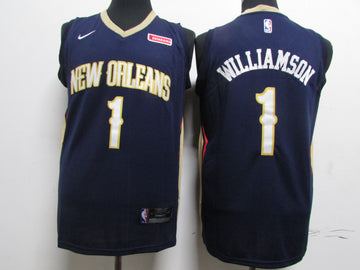 Zion Williamson New Orleans Pelicans navy jersey