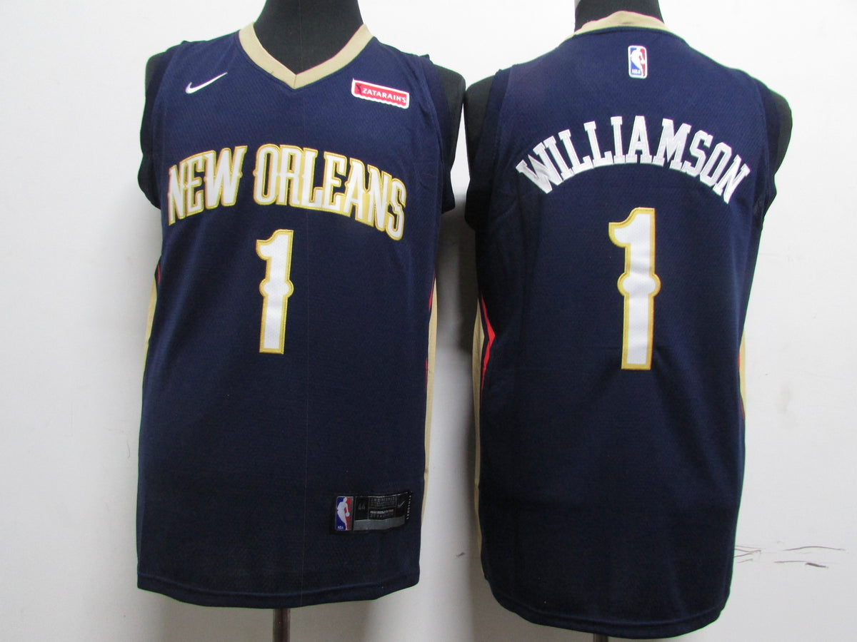 Zion Williamson New Orleans Pelicans navy jersey