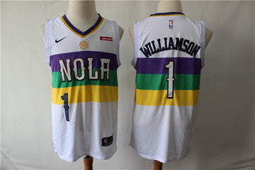 Zion Williamson New Orleans Pelicans white jersey