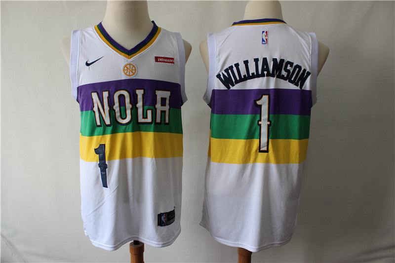 Zion Williamson New Orleans Pelicans white jersey