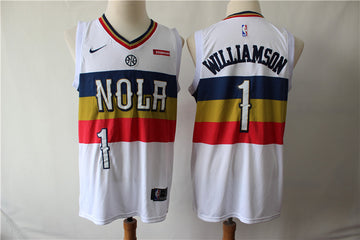 Zion Williamson New Orleans Pelicans white jersey
